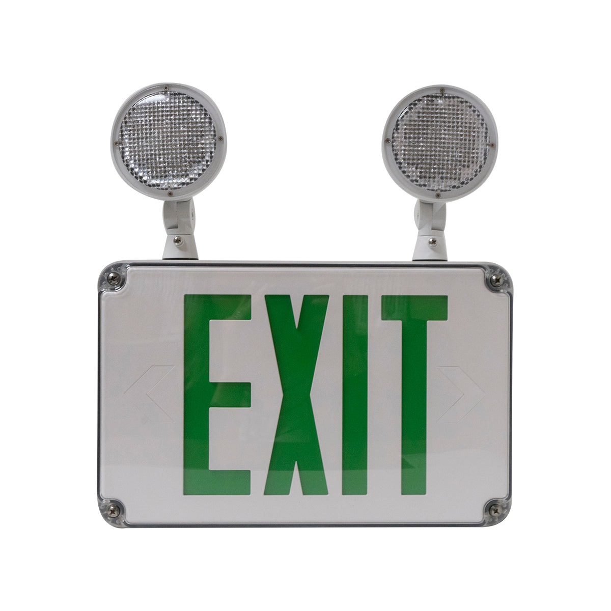 LED Wet Location Exit Combo