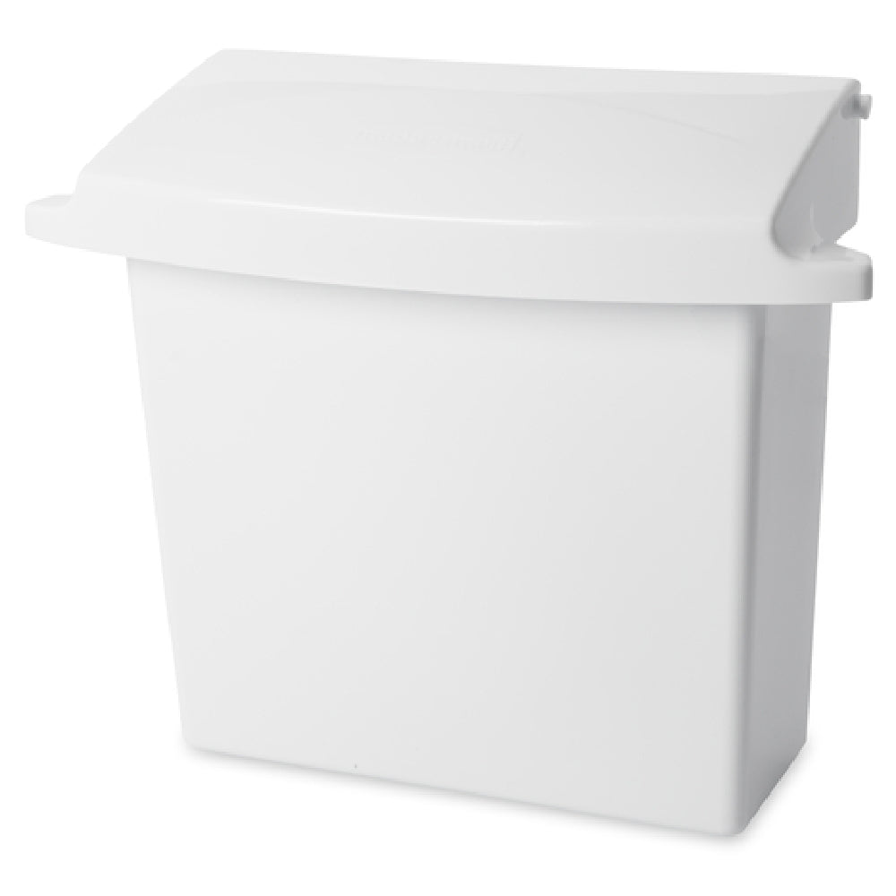 Rubbermaid FG614000WHT Sanitary Napkin Receptacle 12-1/2"L X 5-1/4"W X 10-3/4"H