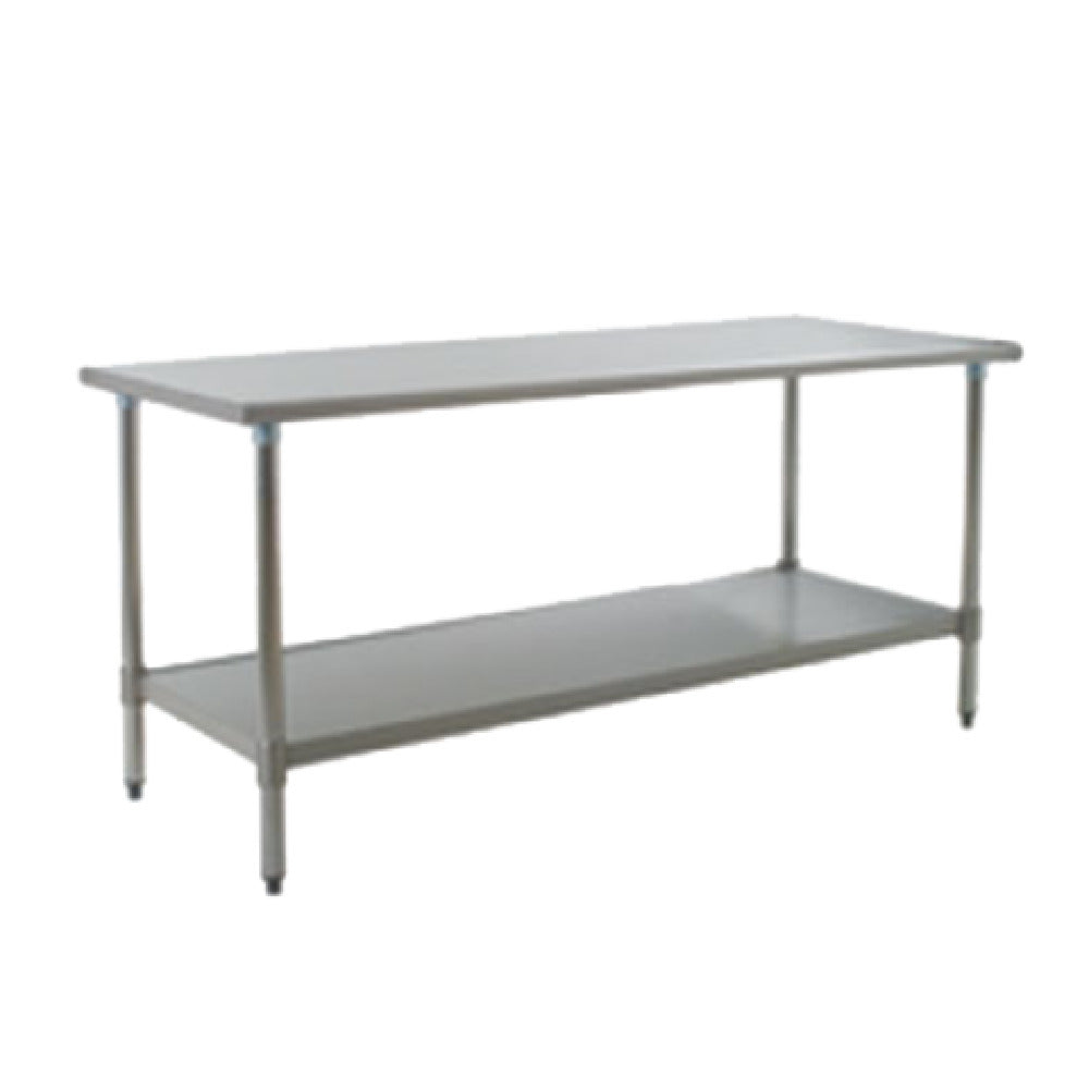 Eagle T3660SB Budget Series Work Table 60"W X 36"D 430 Stainless Steel Top