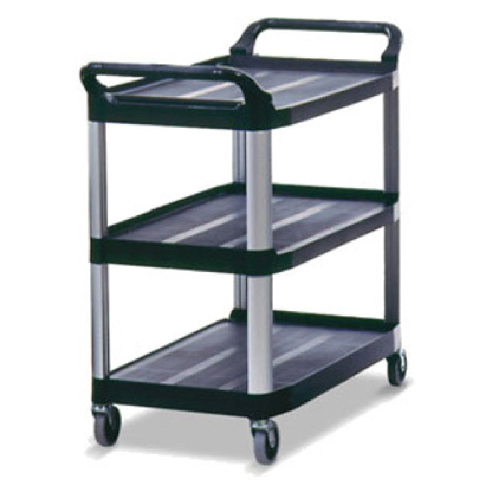 Rubbermaid FG409100BLA Xtra Utility Cart 40-5/8"L X 20"W X 37-13/16"H (3) Shelves