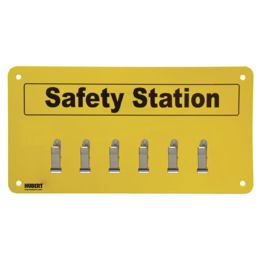 Hubert 74011 Safety Station Organizer 4-clip 11-1/2" X 6"H