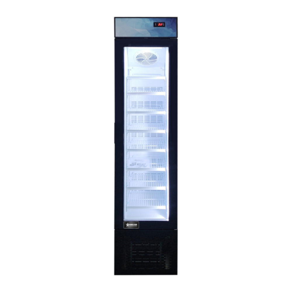 Omcan 47242 (FR-CN-0105B) Slim Display Freezer Reach-in One-section