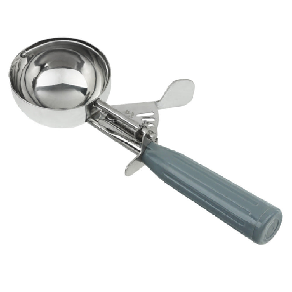 Chef Approved 225319 Disher 4.33 Oz / #8 Thumb Press Gray Handle Chef Approved