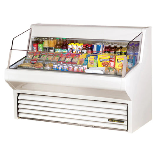 True Refrigeration THAC-60-HC-LD_WH 60 Inch Horizontal Air Curtain Merchandiser with LED Lighting