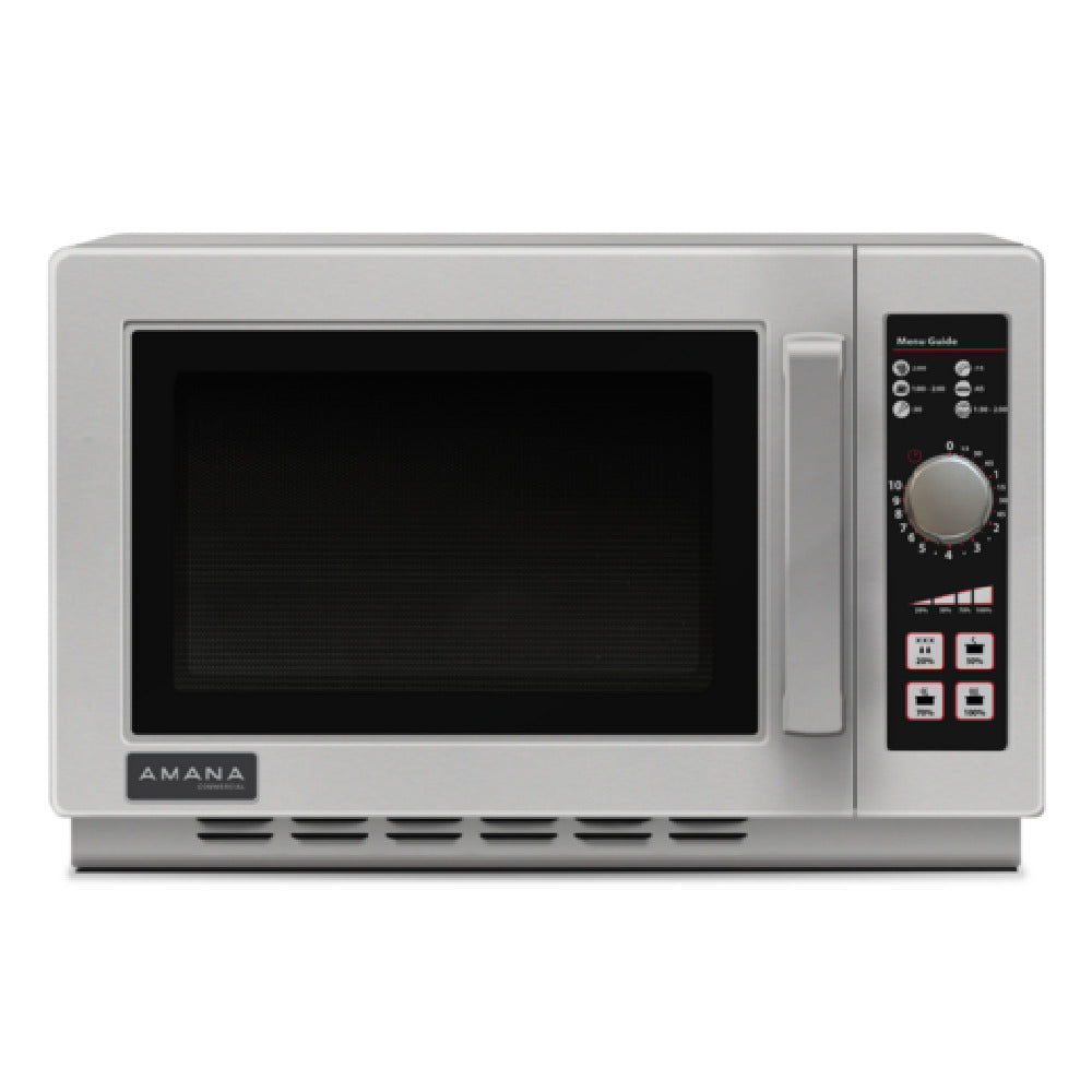 Amana RCS10DSE Amana® Commercial Microwave Oven 1.2 Cu. Ft. Capacity 1000 Watts