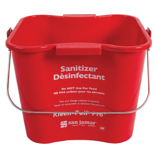 Carlisle KPP196RD San Jamar Kleen-Pail® Pro„¢ 6 Qt. Rounded Corners