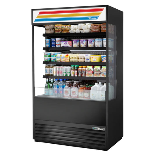 True Refrigeration TOAM-48GS-HC~TSL01_WH 48 Inch Vertical Merchandiser with LED Lighting