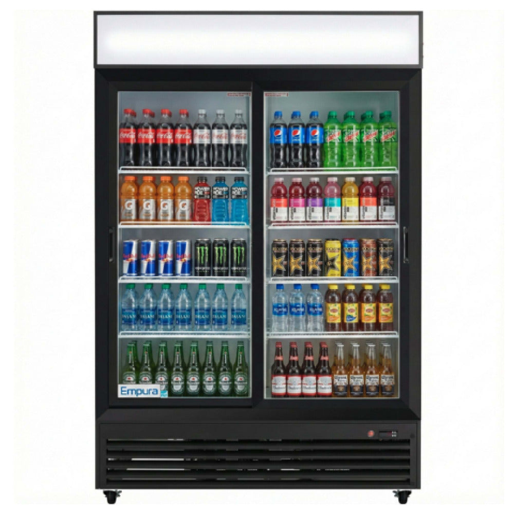 Empura Refrigeration ESM-50B Refrigerated Merchandiser 52.36"W X 31.5"D X 79.65"H 48 Cu. Ft. Capacity
