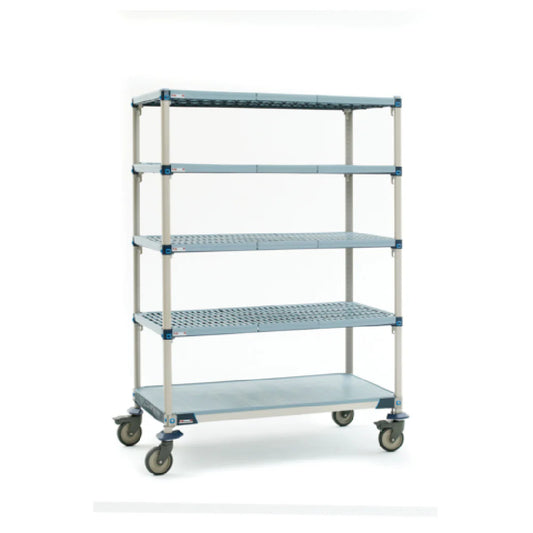 Metro 5Q337EG3 36 Inch 18 Inch Mobile Shelving Unit with Polymer Mats