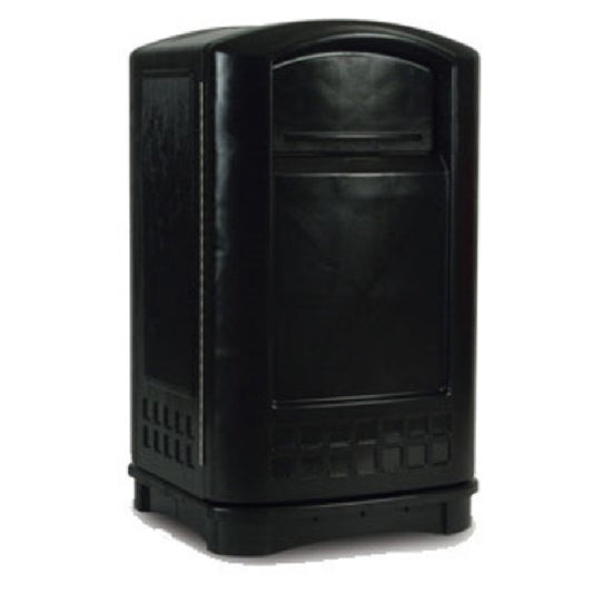 Rubbermaid FG396400BLA Plaza Container 50 Gallon 24-3/4"W X 25-1/4"D X 42-1/8"H