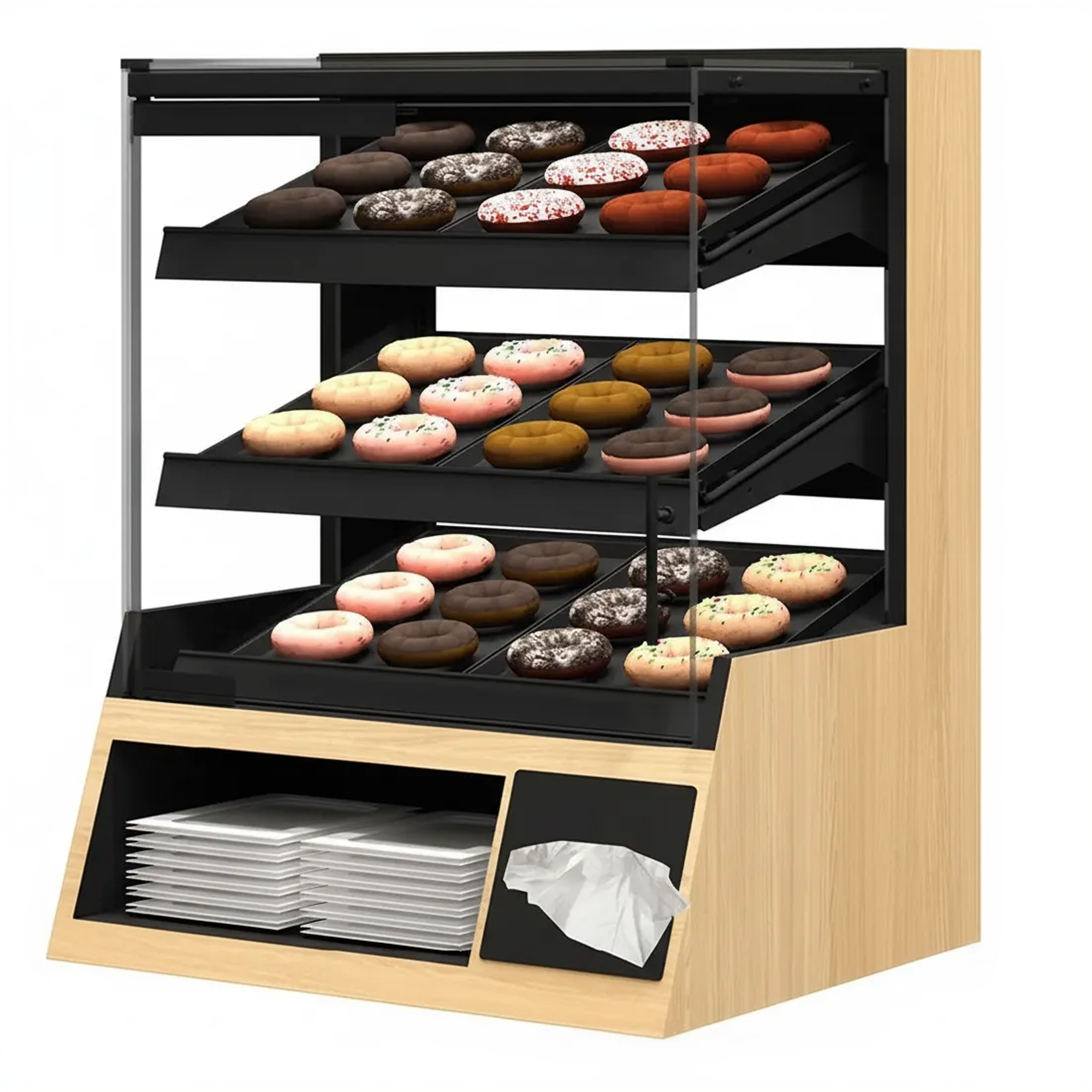 Bakery Riser Display Countertop Bakery Display – AMR Environmental Services