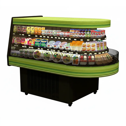 Refrigerated 3-Sided End Cap Cases