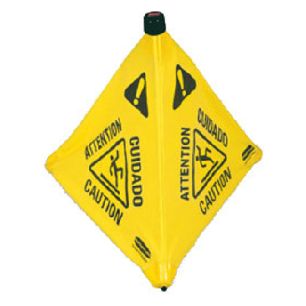 Rubbermaid FG9S0100YEL Safety Cone "Wet Floor" 30"
