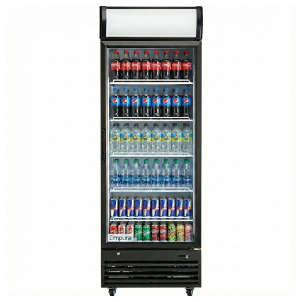 Empura Refrigeration EGM-23B Refrigerated Merchandiser 27.56"W X 31.1"D X 81.02"H 21 Cu. Ft. Capacity