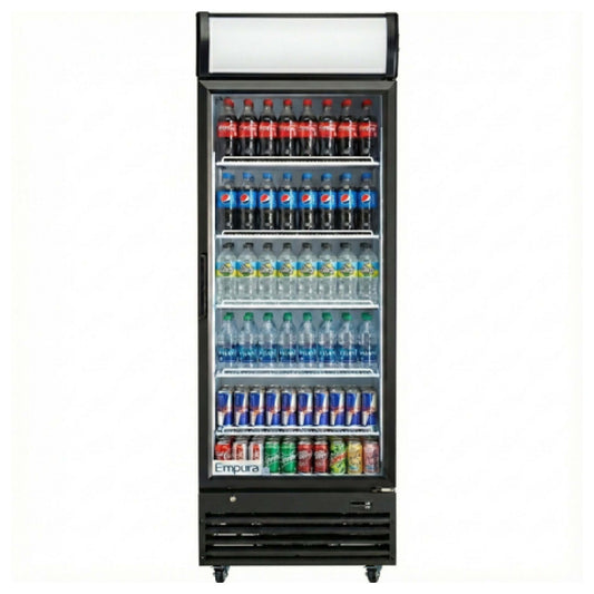 Empura Refrigeration EGM-23B Refrigerated Merchandiser 27.56"W X 31.1"D X 81.02"H 21 Cu. Ft. Capacity