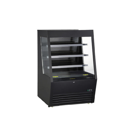 MVP KOM-48XBK Kool-It Refrigerated Display Case 14 Cu. Ft. 47-1/2"W X 32"D X 57-1/2"H