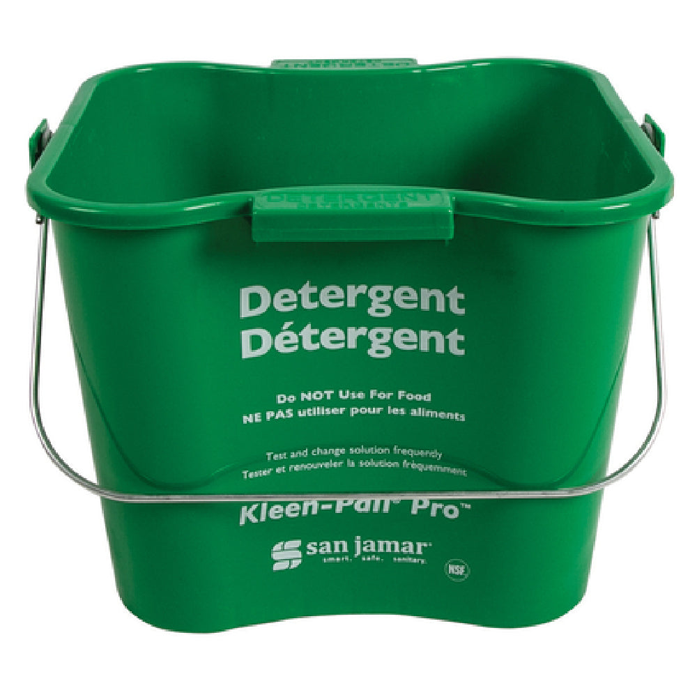 Carlisle KPP196GN San Jamar Kleen-Pail® Pro 6 Qt. Rounded Corners