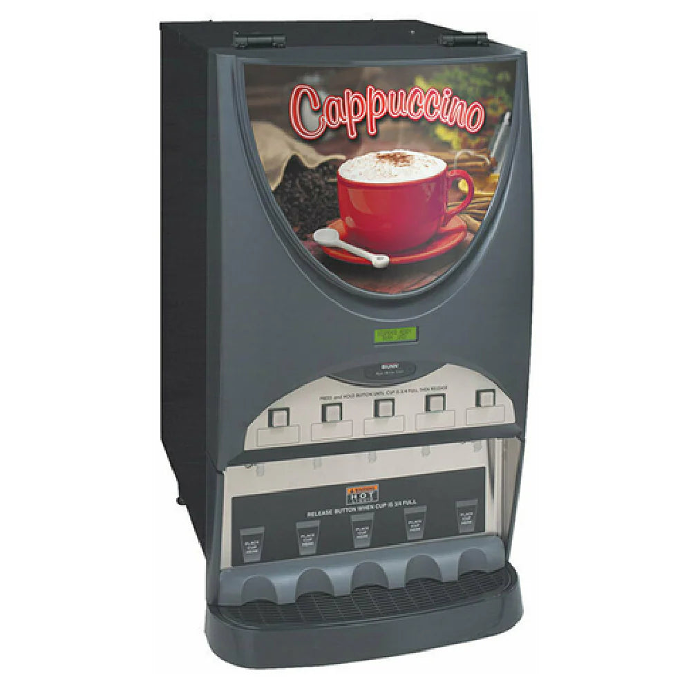 BUNN 38100.0050 19 Inch Electric Beverage Dispenser with Five 8 lb Hoppers