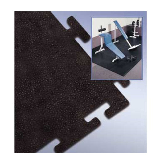 Cactus Mat 2560-COC Tile Lock Weight Room Matting System 1' X 2' X 2' Corner