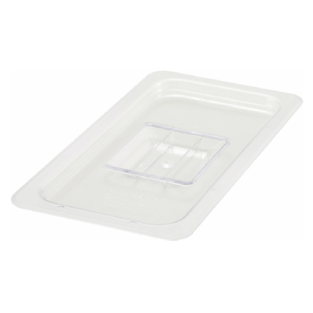 Winco SP7300S Poly-Ware Food Pan Cover 1/3 Size Solid