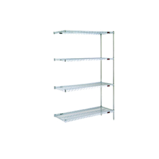 Eagle A4-74-1848C Add-On Shelving Unit 4-tier 48"W X 18"D X 74"H